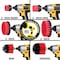 Drill Brush Power Scrubber By Useful Products 7 in W 5 in L Brush, Red R-542OMS-2L-QC-DB - alternate 2